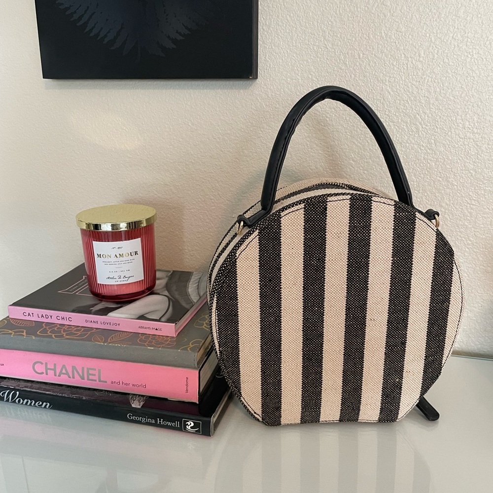 Striped bag